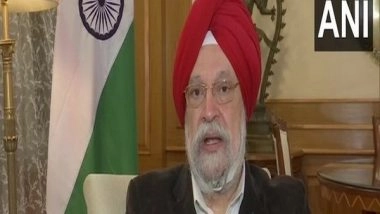 World News | Union Minister Hardeep Sindh Puri Holds Telecall with UAE Minister Al Jaber, Discusses Bilateral Energy Partnership