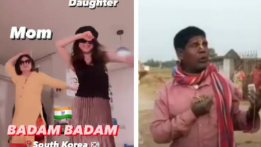 South Korean Mom-Daughter Duo Happily Groove to Kacha Badam Song; Check Out Viral Video!