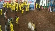 India News | Day 3 of Jallikattu Begins in Alanganallur Area of Madurai