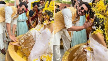 Mouni Roy Wedding: Arjun Bijlani Is Extremely Happy For The Bride-To-Be, Shares Pics From Actress’ Haldi Ceremony On Instagram