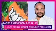 More Exits From BJP In UP As 11 MLAs Resign Before Assembly Polls 2022