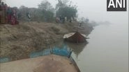 India News | 1 Dead as Boat Capsizes in Bihar's West Champaran Boat