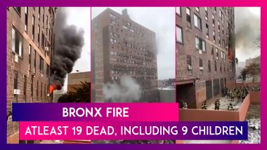 19 People, Including 9 Children Die In A Fire In New York City’s Bronx, Atleast 31 Injured