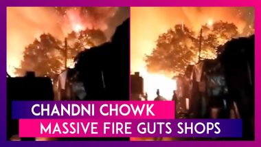 Massive Fire In Chandni Chowk, Delhi Guts Row Of Over 60 Shops, No Casualties Reported