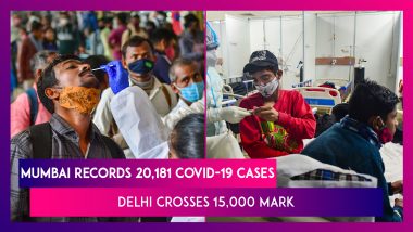 Covid-19 Numbers: Mumbai Reports 20,181 Cases, Delhi At More Than 15,000