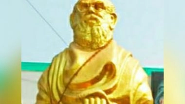 India News | Tamil Nadu: Statue of Periyar Desecrated by Unidentified People in Coimbatore