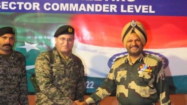 India News | India Raises Infiltration Attempts of Pak-based Anti-national Elements in Sector Commander Level Talks of Border Guarding Forces