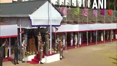 India News | Thiruvananthapuram: Kerala Governor Arif Mohammad Khan Unfurls National Flag on 73rd Republic Day