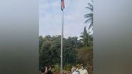 India News | Bengaluru: Former Karnataka CM BS Yediyurappa Unfurls National Flag at His Official Residence on 73rd Republic Day
