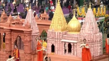 India News | R-Day Parade: UP's Tableau Showcases Kashi Vishwanath Dham's Glorious History, Various Schemes