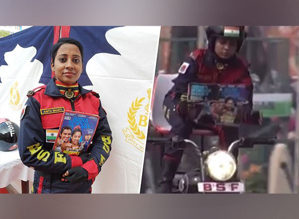 Business News | BSF Woman Bike Rider Held India Today Magazine During R-Day to Showcase Women Empowerment