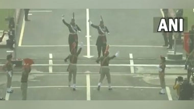 India News | Republic Day: Beating Retreat Ceremony Held at Attari-Wagah Border