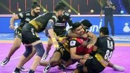 Sports News | PKL: Bengaluru Bulls, Telugu Titans Split Points in a Thriller