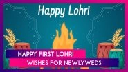 First Lohri Wishes for Newly-Wed Couple: Images & Quotes To Celebrate Punjab&rsquo;s Harvest Festival!