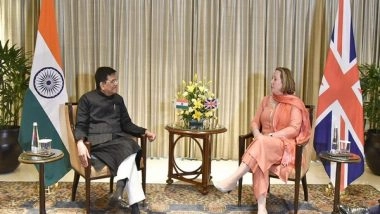 World News | Goyal Meets His British Counterpart Trevelyan for Launch of India-UK Free Trade Agreement Negotiations