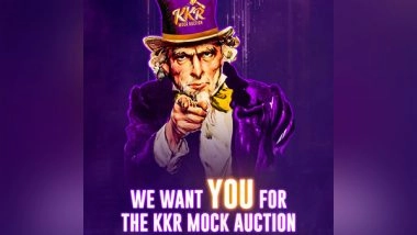 Sports News | IPL 2022: KKR Invite Fans to Participate in 'mock Auction'