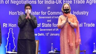 World News | India, UK Will Continue to Work in Improving Trading Relationship, Addressing Market Access Barriers Outside of Trade Agreement: Joint Statement