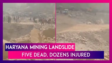 Haryana Mining Landslide: Five Dead, Dozens Injured