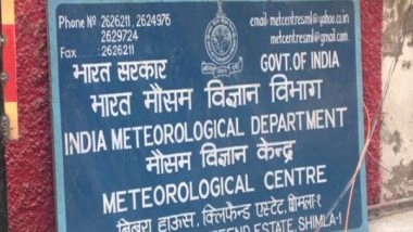 India News | IMD Issued Snow, Rain Warnings in Higher Mountains Regions of Himachal