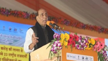 India News | Lucknow-Kanpur Expressway Will Be Backbone of Defence Corridor, Says Rajnath Singh