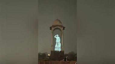 India News | PM Modi to Unveil Hologram Statue of Netaji on His 125th Birth Anniversary Today