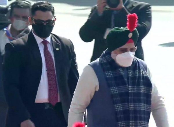 India News | PM Modi Arrives at Cariappa Ground to Address NCC Rally