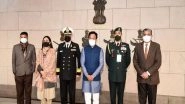 India News | G. Kishan Reddy Attends Retreat Ceremony at National War Memorial, Pays Tribute to Martyrs