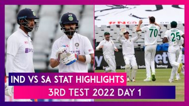 IND vs SA Stat Highlights 3rd Test 2022 Day 1: Virat Kohli, Kagiso Rabada Shine