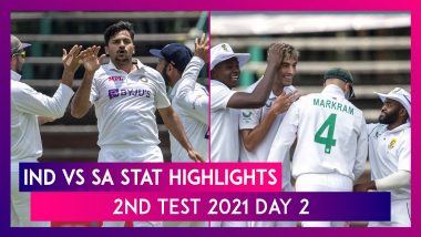 IND vs SA Stat Highlights 2nd Test 2021 Day 2: Shardul Thakur Shines With Best Figures