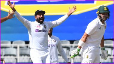 IND vs SA 2nd Test 2021-22 Day 3 Stat Highlights: Hosts on Track As Dean Elgar Leads the Chase