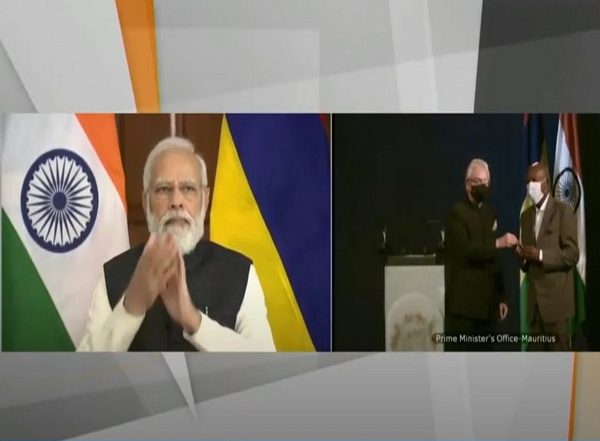 World News | PM Modi, Mauritian Counterpart Launch Social Housing Project, Two More India-assisted Projects in Mauritius