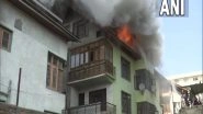 India News | J-K: Fire Breaks out at Commercial Building in Srinagar's Rajbagh, No Casualty Reported