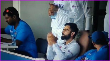Virat Kohli Spotted Cheering for Team India from the Sidelines During India vs South Africa 2nd Test 2022 Day 3