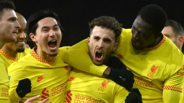 Arsenal vs Liverpool Result & Goal Video Highlights, EFL Cup 2021-22: Diogo Jota Brace Takes The Reds into Carabao Cup Final