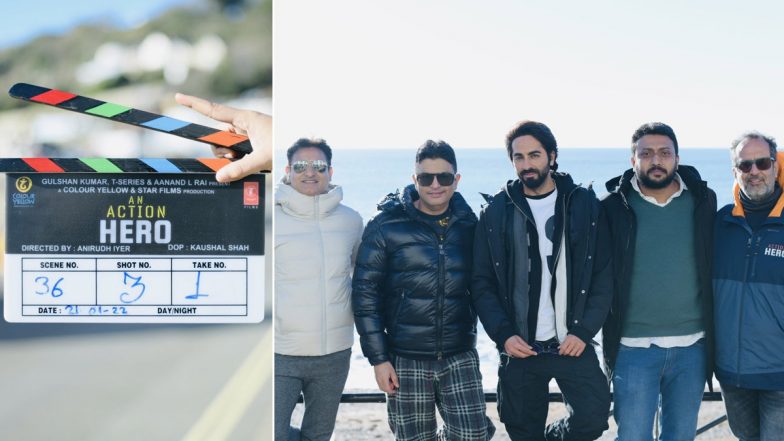 An Action Hero: Ayushmann Khurrana Kickstarts the Shoot for Aanand L Rai’s Film in London (View Pic)