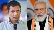 PM Narendra Modi Birthday: Congress Leader Rahul Gandhi Wishes Prime Minister on His B&rsquo;day