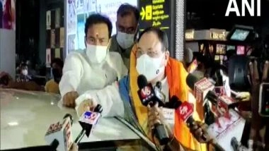 India News | Nadda in Hyderabad to Protest Against BJP Telangana Chief's Arrest, Says Will Abide by COVID-19 Norms