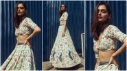 Manushi Chhillar Looks Utterly Charming In her White Hand Embroidered Lehenga Choli (View Pics)
