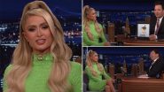 The Tonight Show: Paris Hilton Shows Off Her Bored Ape Yacht Club NFT On Jimmy Fallon’s Talk Show (Watch Video)