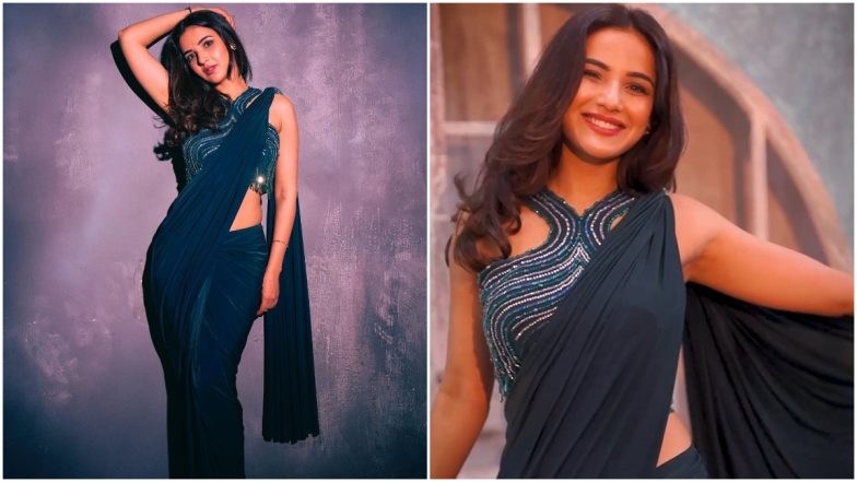Jasmin Bhasin's Statement Saree is the Perfect Outfit to Flaunt at Your Cocktail Parties (View Pics)