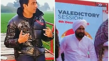 India News | Punjab Polls: Congress Bats for Channi as CM Candidate? Party Tweets Actor Sonu Sood's Clip to Convey Signal