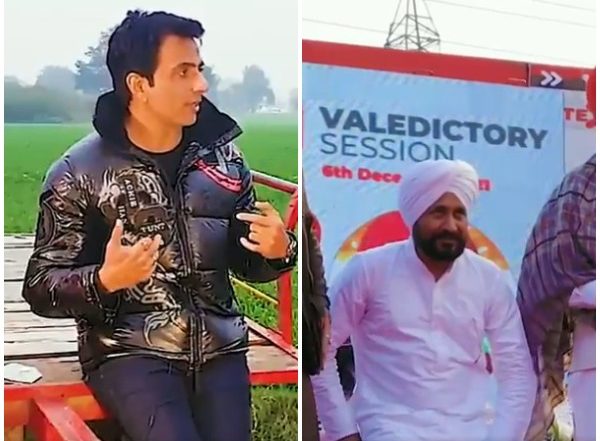 India News | Punjab Polls: Congress Bats for Channi as CM Candidate? Party Tweets Actor Sonu Sood's Clip to Convey Signal