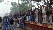 India News | Students in Bihar Protest Against Railway Board's NTPC Exam Results, Block Rail Tracks