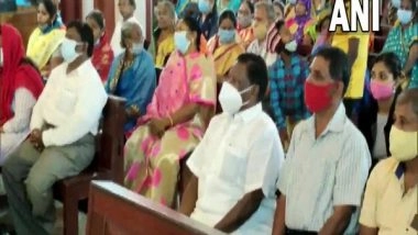 India News | Former Puducherry CM Offers Prayers at Church to Mark New Year 2022