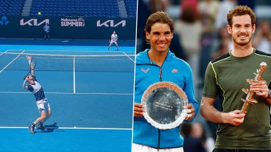 Rafael Nadal Practices With Andy Murray at Melbourne Park Ahead of Australian Open 2022, Shares Pic on Instagram