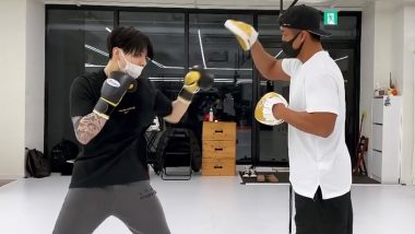 WATCH: BTS' Jungkook is Serving Us Fresh Fitness Goals As he Shows His Boxing Skills in Latest Video On Instagram