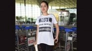 Urfi Javed Spotted At The Airport In A Casual Avatar! Actress' T-Shirt Captions Says &lsquo;Not Javed Akhtar&rsquo;s Granddaughter&rsquo; (View Pics)