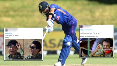 Virat Kohli Funny Memes Go Viral After Former Indian Skipper Departs For Duck In 2nd ODI Against South Africa