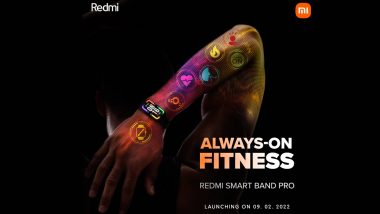 Redmi Smart Band Pro India Launch Confirmed for February 9, 2022