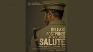 Dulquer Salmaan&rsquo;s Salute To Not Release On January 14; Rosshan Andrrews Directorial Postponed Due To &lsquo;Spike In COVID-19 And Omicron Cases&rsquo;